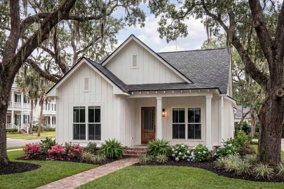 Exterior - Front Elevation 3 for Cottage House Plan #430-40 - 3 bed, 2 bath