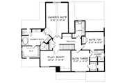 Craftsman Style House Plan - 4 Beds 3 Baths 3134 Sq/Ft Plan #413-102 