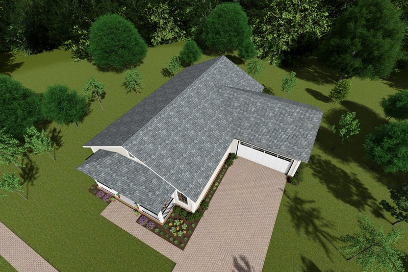 Dream House Plan - Exterior - Other Elevation 2 for Cottage House Plan #513-2198 - 3 bed, 2 bath
