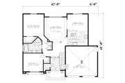 European Style House Plan - 2 Beds 1 Baths 1325 Sq/Ft Plan #138-352 