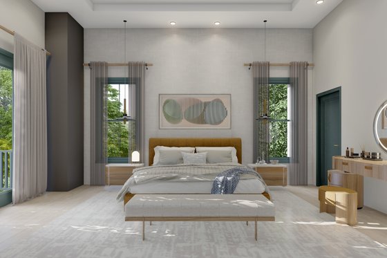 Interior - Master Bedroom for Farmhouse House Plan #1064-297 - 5 bed, 3.5 bath