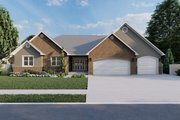 Traditional Style House Plan - 3 Beds 2.5 Baths 2127 Sq/Ft Plan #1060-216 