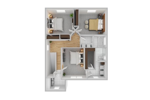 House Plan Design - Traditional Floor Plan - Other Floor Plan #124-1097