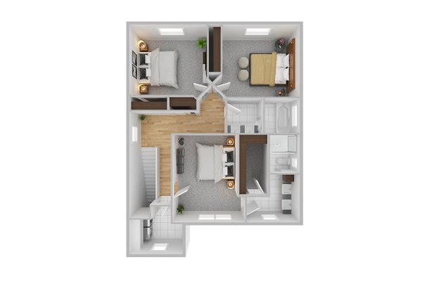 Traditional Floor Plan - Other Floor Plan #124-1097