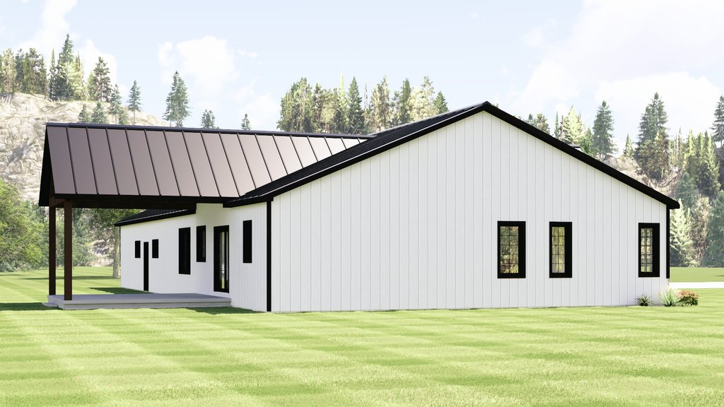 Exterior - Other Elevation 1 for Craftsman House Plan #1064-458 - 3 bed, 2 bath