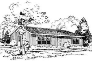 Ranch Exterior - Front Elevation Plan #312-248