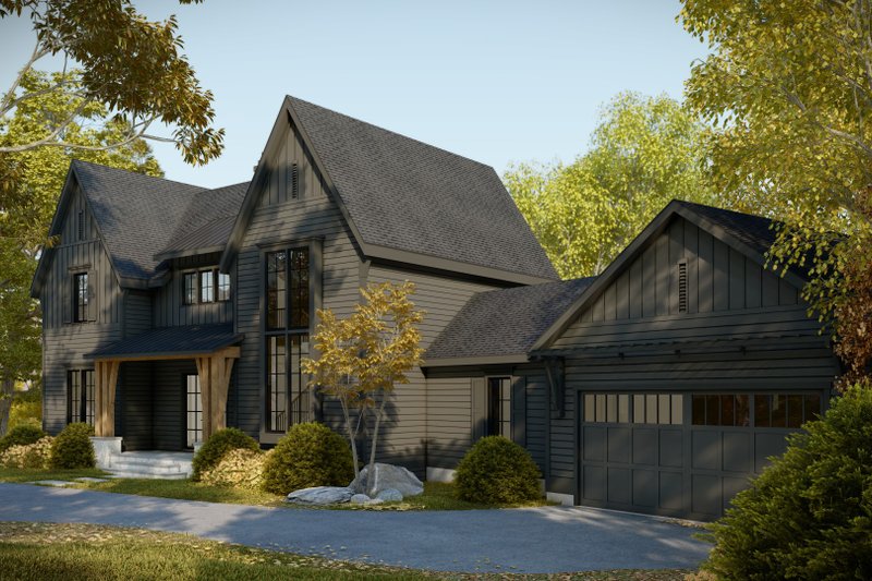 Dream House Plan - Exterior - Front Elevation 4 for Traditional House Plan #461-109 - 4 bed, 4.5 bath