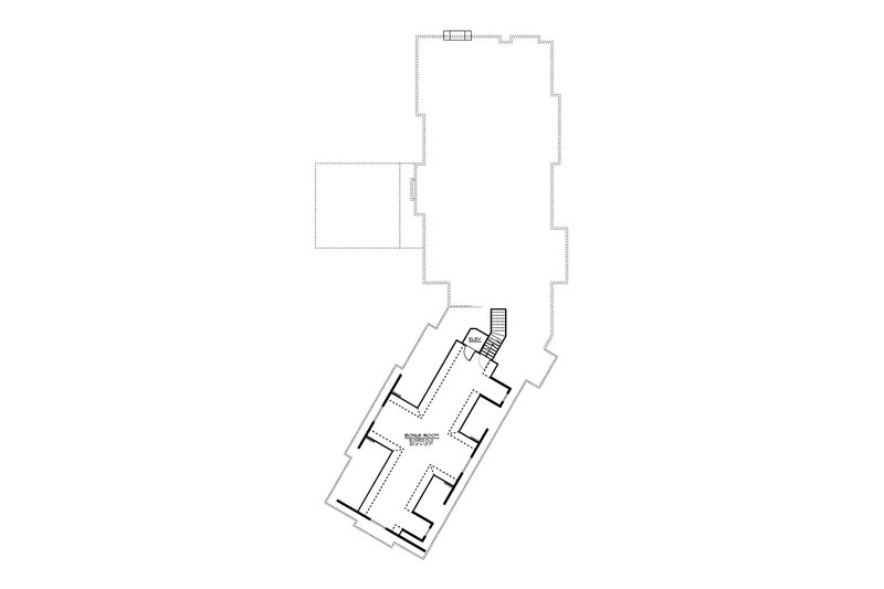 Architectural House Design - Floor Plan - Upper Floor for Craftsman House Plan #1064-344 - 2 bed, 4 bath