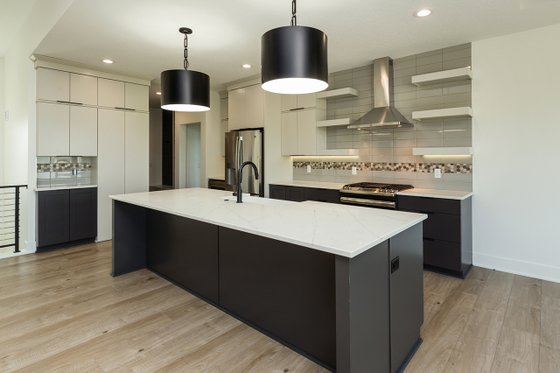 Interior - Kitchen 1 for Ranch House Plan #70-1477 - 3 bed, 2 bath