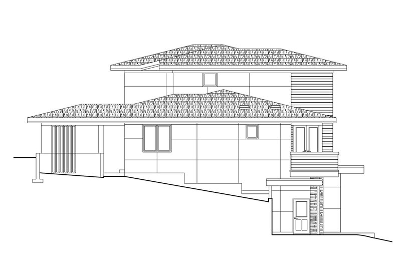 House Design - Exterior - Other Elevation for Contemporary House Plan #124-1389 - 5 bed, 4.5 bath