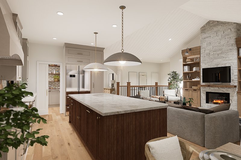House Design - Interior - Kitchen 1 for Bungalow House Plan #23-2828 - 2 bed, 1.5 bath