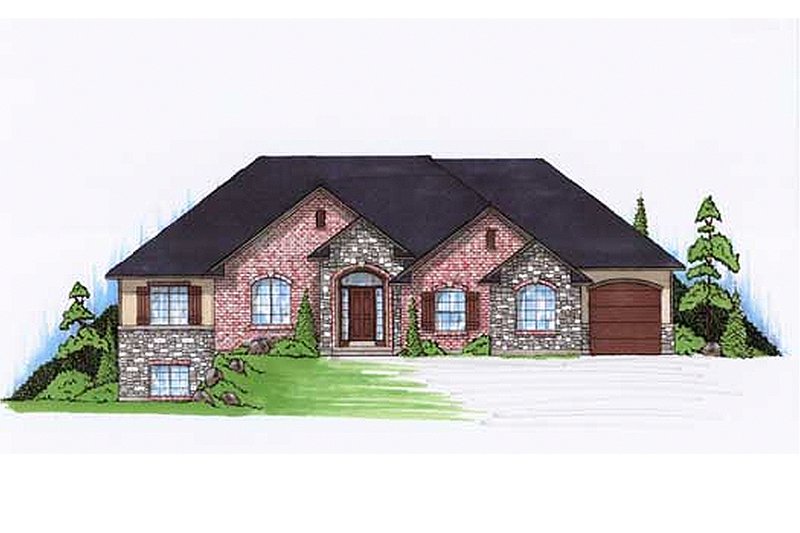 Dream House Plan - Traditional Exterior - Front Elevation Plan #5-246