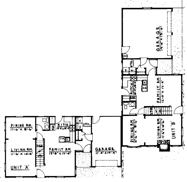 Colonial Floor Plan - Main Floor Plan #303-152