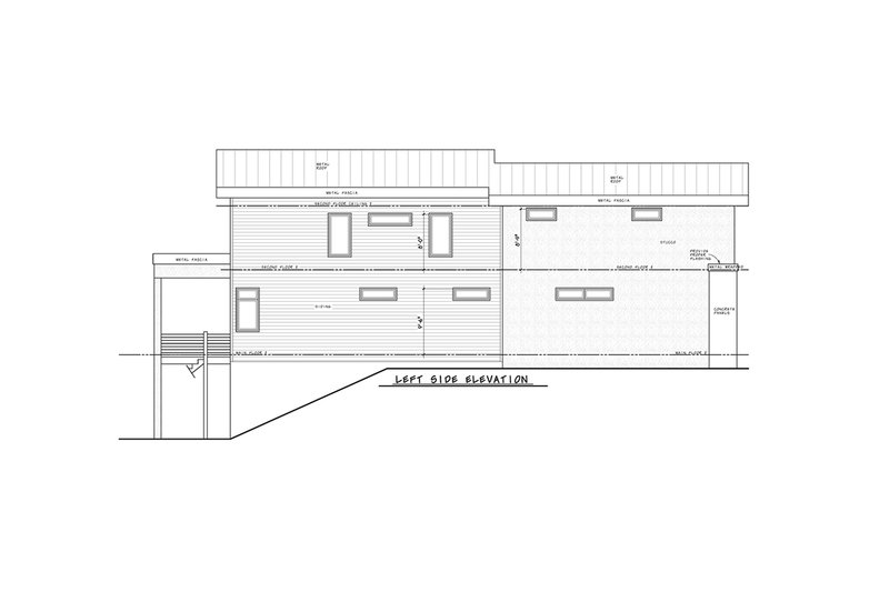 House Design - Exterior - Other Elevation for Contemporary House Plan #20-2646 - 5 bed, 5.5 bath