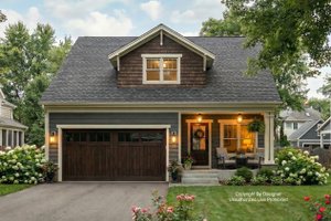 Architectural House Design - Exterior - Front Elevation for Bungalow House Plan #51-1552 - 5 bed, 4 bath