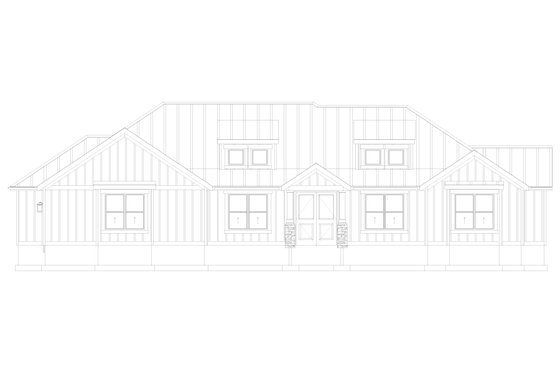 Exterior - Front Elevation 5 for Farmhouse House Plan #1060-169 - 3 bed, 2.5 bath