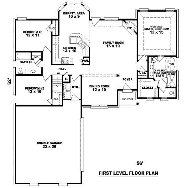 European Floor Plan - Main Floor Plan #81-840
