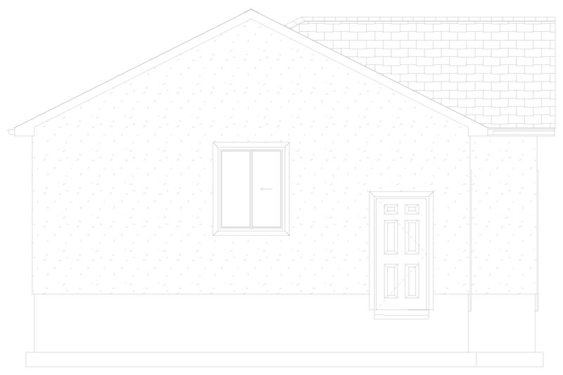 Home Plan - Exterior - Other Elevation 1 for Traditional House Plan #1060-127, 0 bath