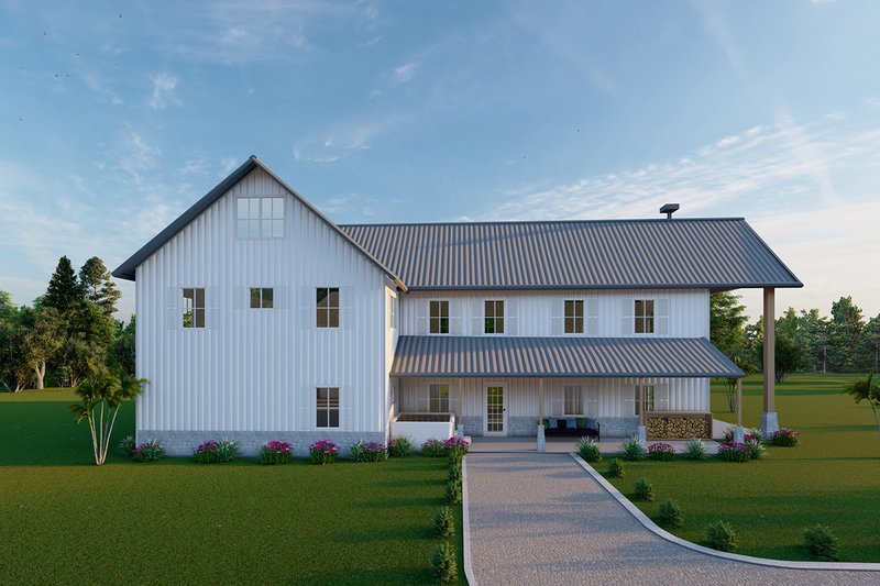 Home Plan - Exterior - Other Elevation 5 for Barndominium House Plan #1107-29 - 4 bed, 3 bath