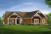 Craftsman Style House Plan - 3 Beds 2.5 Baths 2188 Sq/Ft Plan #1057-10 