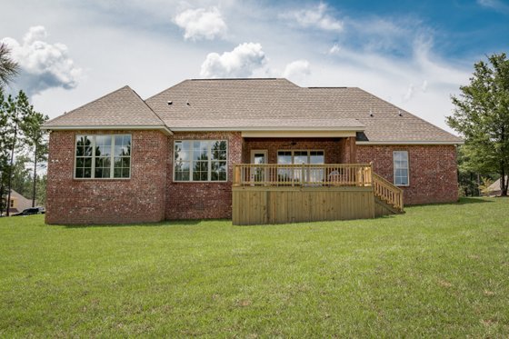 Exterior - Rear Elevation for Craftsman House Plan #430-152 - 4 bed, 2.5 bath