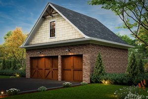 Architectural House Design - Exterior - Front Elevation for Traditional House Plan #54-719, 0 bath