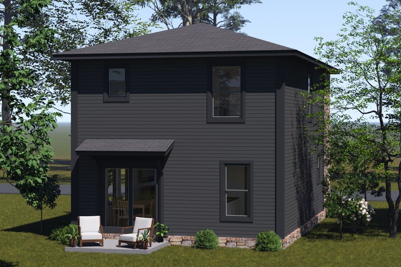 House Plan Design - Exterior - Other Elevation for Modern House Plan #513-2355 - 3 bed, 2.5 bath