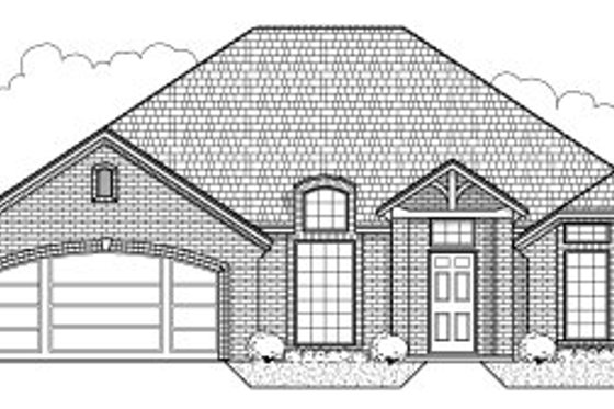 Exterior - Front Elevation for Traditional House Plan #65-474 - 4 bed, 2 bath