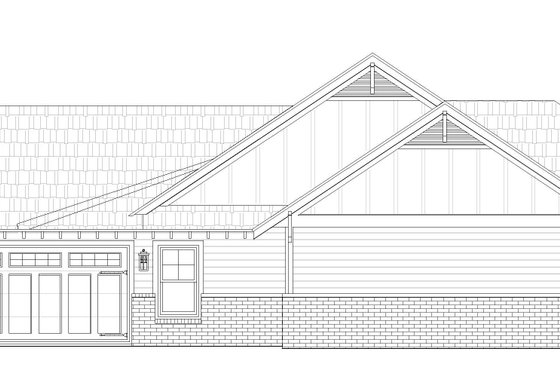 Exterior - Other Elevation 1 for Craftsman House Plan #932-174 - 3 bed, 2 bath