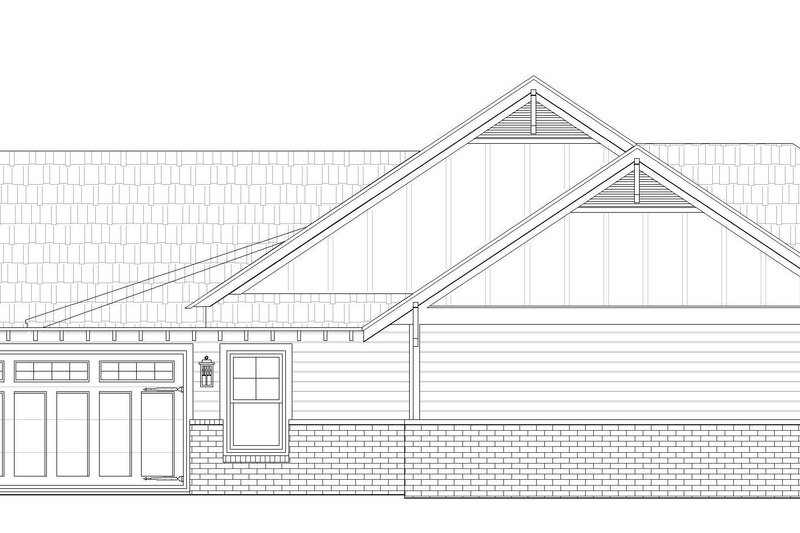 House Design - Exterior - Other Elevation 1 for Craftsman House Plan #932-174 - 3 bed, 2 bath