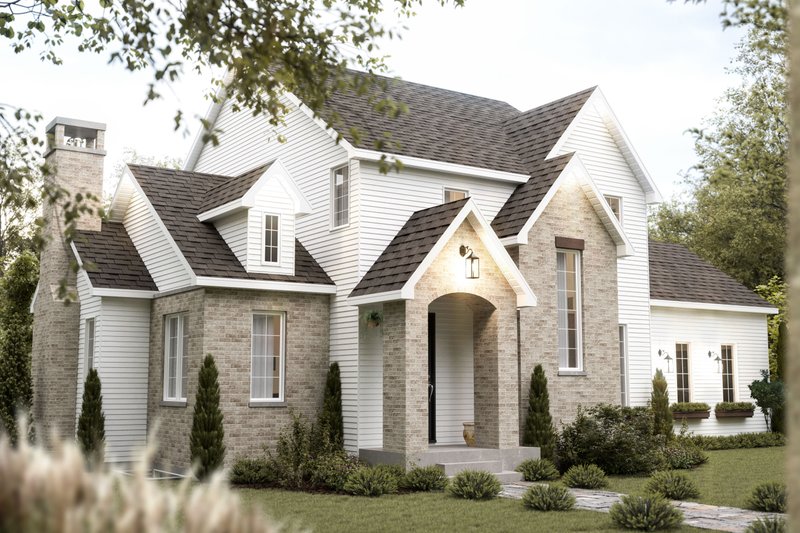 Dream House Plan - Exterior - Front Elevation 3 for Country House Plan #23-2816 - 5 bed, 3.5 bath