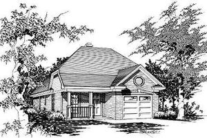 Traditional Exterior - Front Elevation Plan #329-155