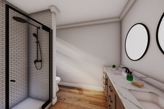 Interior - Master Bathroom for Craftsman House Plan #1094-17 - 3 bed, 2.5 bath