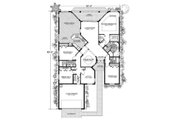 Mediterranean Style House Plan - 5 Beds 3 Baths 2654 Sq/Ft Plan #420-208 
