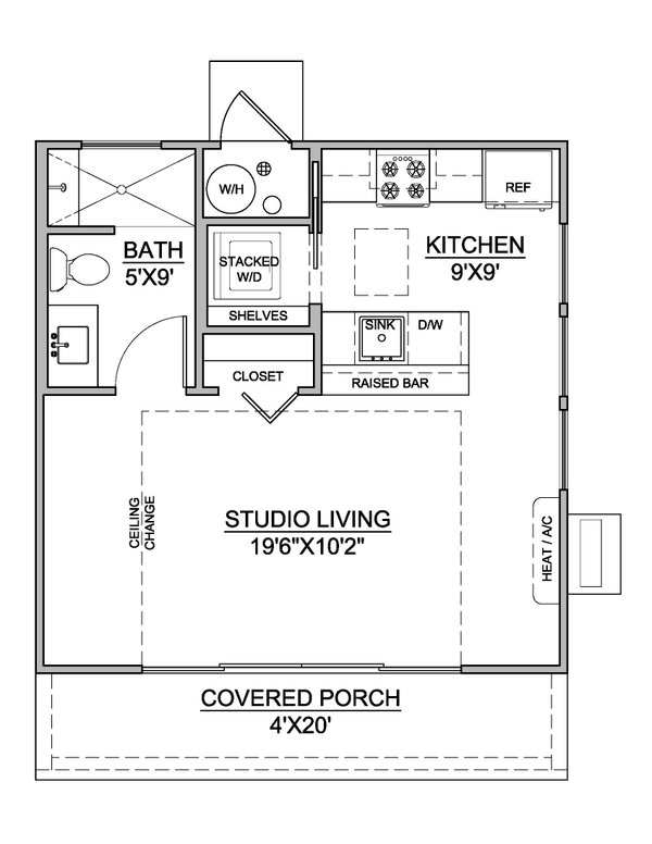 Home Plan - Traditional Floor Plan - Main Floor Plan #1073-40