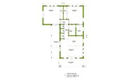 Craftsman Style House Plan - 2 Beds 2 Baths 909 Sq/Ft Plan #1106-95 Floor 