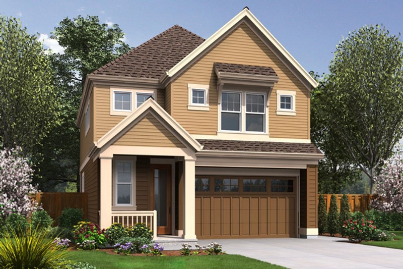 Architectural House Design - Craftsman Exterior - Front Elevation Plan #48-631