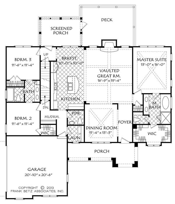 Architectural House Design - European Floor Plan - Main Floor Plan #927-15