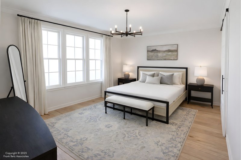 Architectural House Design - Interior - Master Bedroom for Traditional House Plan #927-1042 - 4 bed, 3 bath