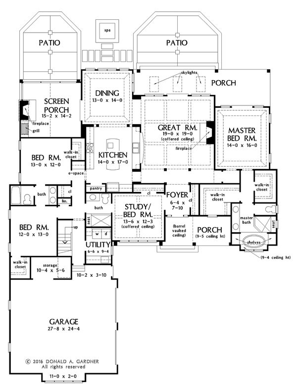 Home Plan - Country Floor Plan - Main Floor Plan #929-1026