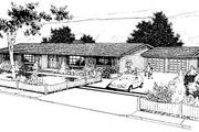 Ranch Style House Plan - 2 Beds 1 Baths 1712 Sq/Ft Plan #303-164 