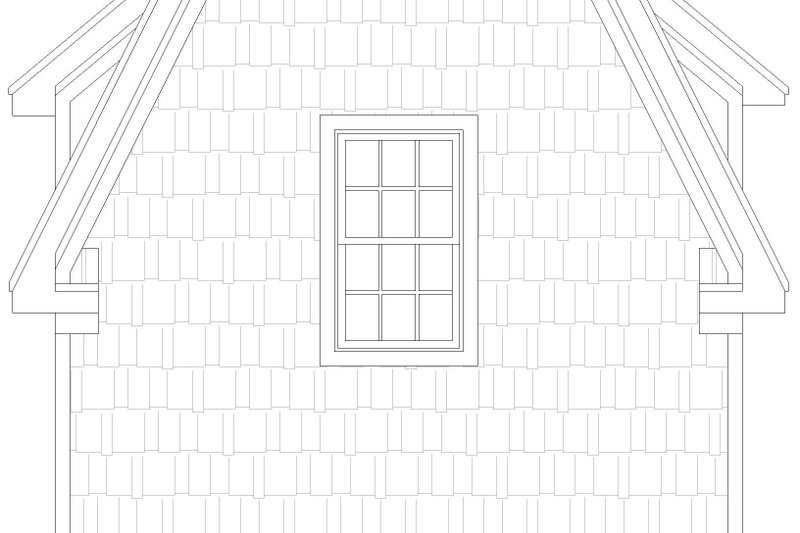 Dream House Plan - Exterior - Rear Elevation for Colonial House Plan #932-1084, 0.5 bath