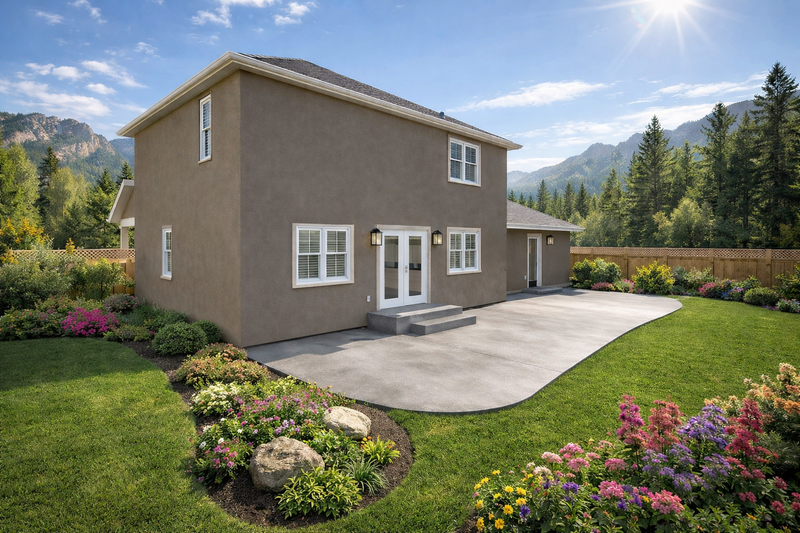 House Blueprint - Exterior - Rear Elevation for Farmhouse House Plan #1060-441 - 3 bed, 2.5 bath