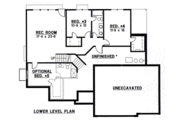 Traditional Style House Plan - 4 Beds 3 Baths 2710 Sq/Ft Plan #67-817 