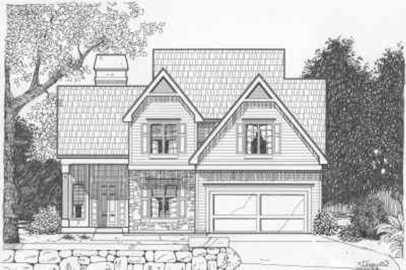 Traditional Style House Plan - 4 Beds 2.5 Baths 2199 Sq/Ft Plan #6-135
