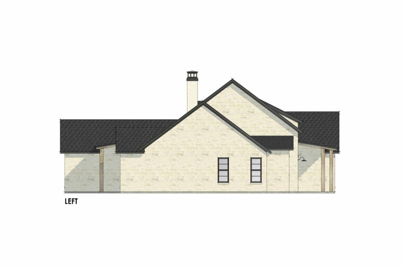 House Design - Exterior - Other Elevation for Farmhouse House Plan #1096-75 - 4 bed, 3 bath