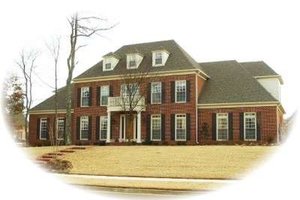 Colonial Exterior - Front Elevation Plan #81-1652