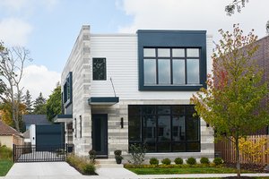 Exterior - Front Elevation 4 for Contemporary House Plan #928-296 - 3 bed, 2.5 bath