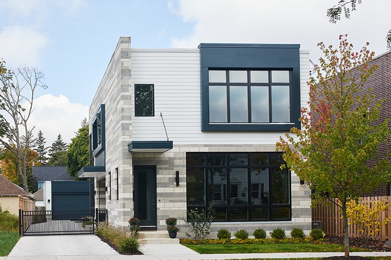 Architectural House Design - Exterior - Front Elevation 4 for Contemporary House Plan #928-296 - 3 bed, 2.5 bath