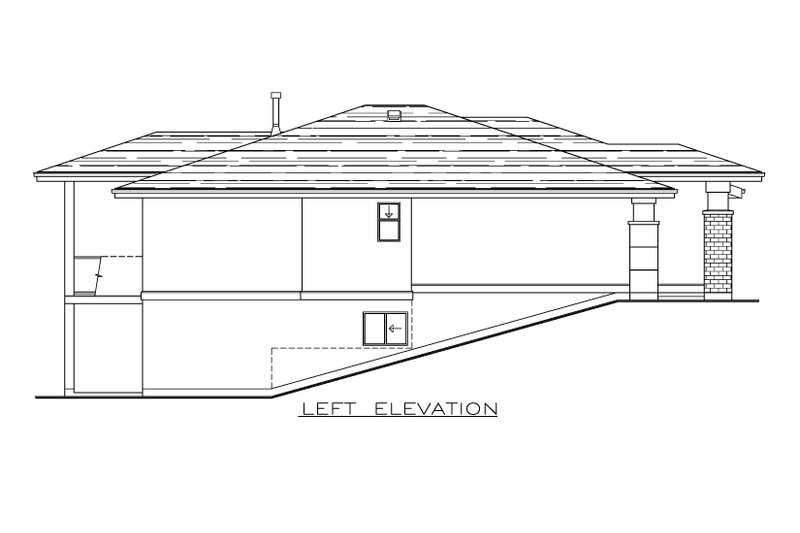 Architectural House Design - Exterior - Other Elevation for Modern House Plan #1100-1 - 2 bed, 2 bath